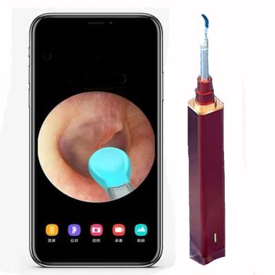 China Smart Ear Wax Remover Care Tool Wireless Camera HD WIFI Endoscope Flashlight Earpick Earwax Removal Batch Removal for sale