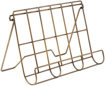 China Kitchen Specially Design Wire Metal Gold Plated Cookbook Holder for sale