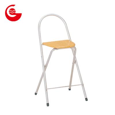 China Cheap home furniture and hot selling metal bar stool with MDF seat for sale