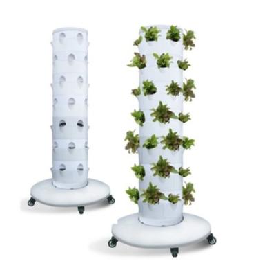 China Vertical PP NFT Hydroponic Tower For Greenhouse Growing System for sale