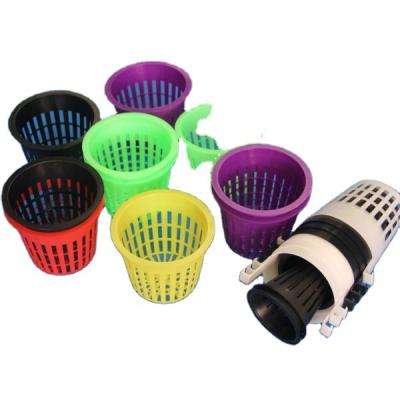 China Grow Hydroponic Mesh Net Food Grade Vegetable Horticulture Farm Flower And Flower Nursery Equipment Plastic Pot for sale