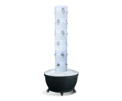 China Fully automatic high quality vertical tower garden aeroponics system for sale