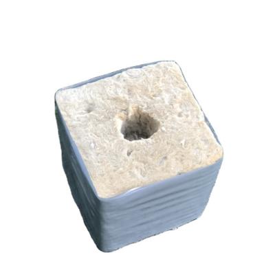 China China hydroponic woolen agricultral cube rock seedling vegetable growing media for sale