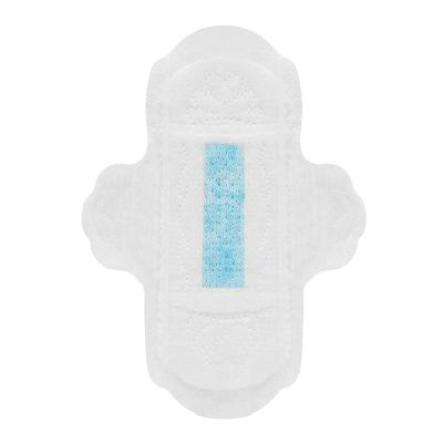 China Wholesale Breathable Women Sanitary Napkins Breathable Blue Core Sanitary Napkin for sale