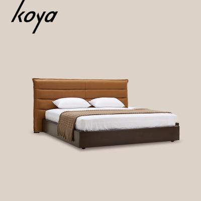 China King Queen Size Bedroom Modern Leather Furniture Headboards Bed Modern Design Bed for sale