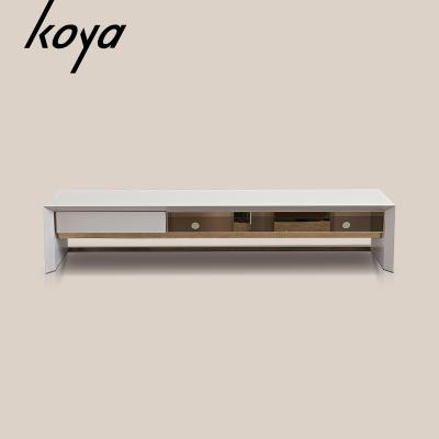 China OEM Modern MDF TV Showcase Furniture Wooden TV Shelf Designs Wooden TV Cabinet Furniture for sale