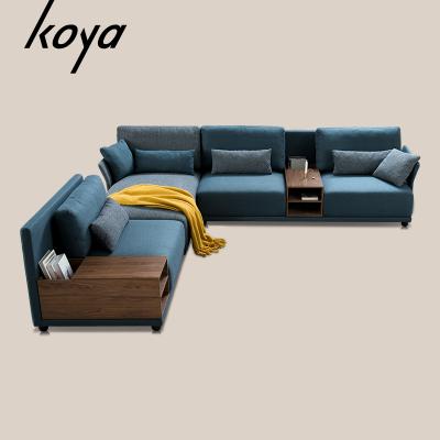 China New Design Modern Family Living Room Europe Type Storage Function Removable Cover Sectional Sofa for sale