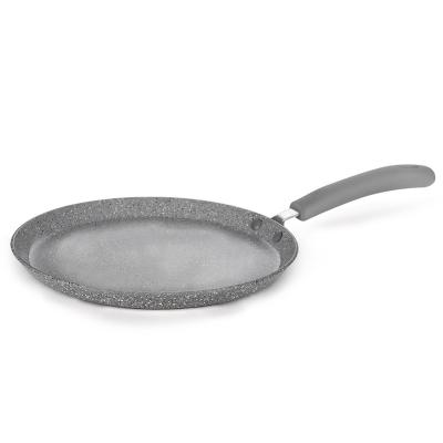 China Aluminum non-stick pan pizza pan pressed tawa viable high quality crepe for sale