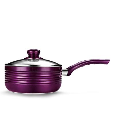 China Sustainable Sale Quality Low Price Cookware Aluminum Sauce Pan And Lid for sale