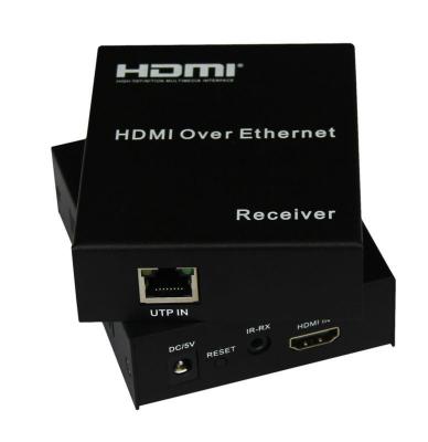 China 120M HDMI over single CAT5E/6 Extenders support point-to-point, one point-to-many mode for sale