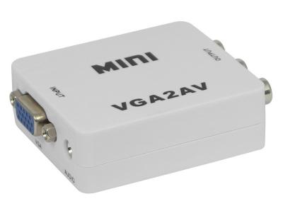 China VGA to AV Converter Supports Resolution 1920x1080 for sale