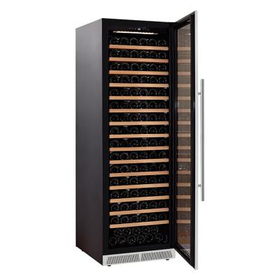 China Hotel 176 Bottle Design High End Glass Door Wine Cooler Thermoelectric Wine Fridge for sale