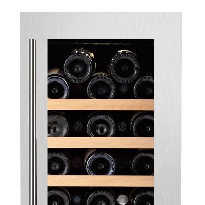 China Hot Selling Hotel 31 Bottles Beverage Compressor Wine Cooler Wine Refrigerator 85L Wine Cellar For Sale for sale