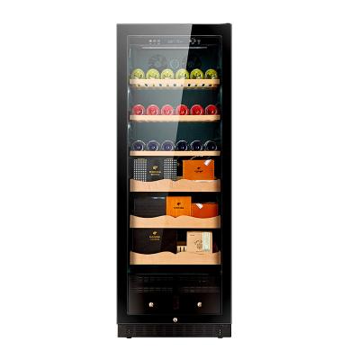 China Black Full Glass Or Free Standing S/S Low Power Large Size Small Hotel Fridge Long Life Fridge Cooler for sale