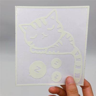 China New Fashion Sticker Eco-friendly High Quality Car Sticker Fashion Luminous Cute Cat Stickers for sale