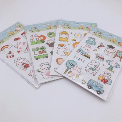 China 2021 Cute High Fashion Eco-friendly Bedroom Decoration Paper Sticker Cartoon Wall Stickers for sale