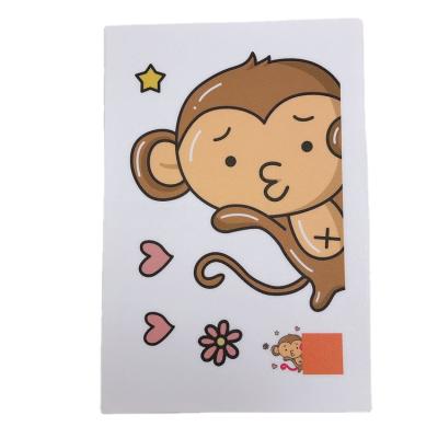 China Simple Design DIY Eco-friendly Fashionable Cartoon Decoration Vinyl Switch Decal Interior Funny Sticker for sale