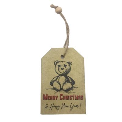 China Europe China Factory Hot Sale Wooden Hang Tag Wooden Hang Tag For Holiday Christmas Hang Tag for sale