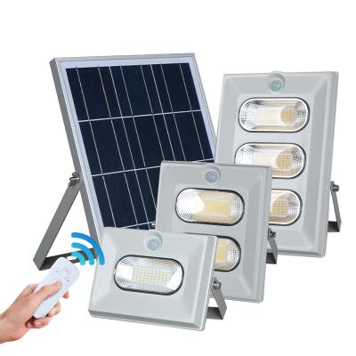 China Led Stadium Flood Light Fixture ABS Housing IP65 Waterproof 50W 100W 150W LED Solar Flood Light SFLB for sale