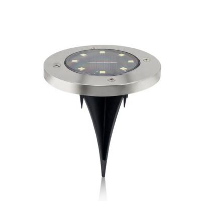 Chine Lumière menée solaire 2LED, 3LED, 4LED, 8LED, 10LED, 12LED, 16LED de disque du jardin IP65 de lumière au sol solaire imperméable de voie à vendre