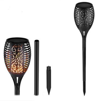 Chine Les torches 96LED solaires s'allument, lampe solaire de pelouse, ampoule campante, lumières solaires de jardin, lumière de clignotement solaire de flamme à vendre