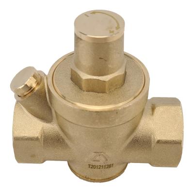 China Adjustable Brass Pressure Reducing Valve, Pressure Relief Valve, With Gauge Muffler Valve, Relief Valve for sale