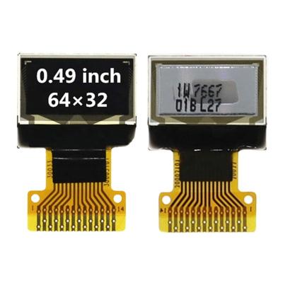 China GoldenMorning 64x32 Resolution IIC Interface 0.49 Inch Micro Digital OLED Display White Screen 0.49inch for sale