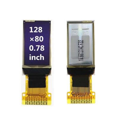 China 0.78inch OLED Display With 80x128 Resolution SPI Interface White IC SH1107 0.78inch for sale