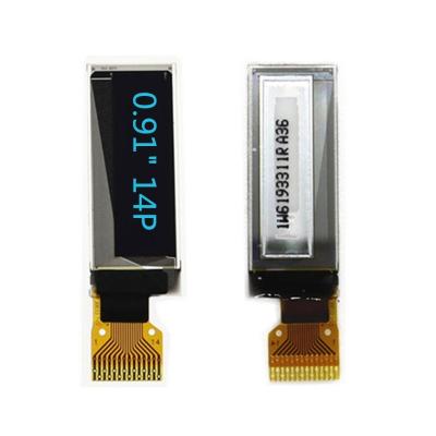 China Real manufacturer 128x32 SSD1306 SPI RGB portable 0.91 inch 0.91 inch OLED display for sale