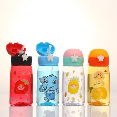 China Reusable Plastic Cute Switch Viable Squeeze Mini Star Shape Milk Water Bottle For Kids for sale