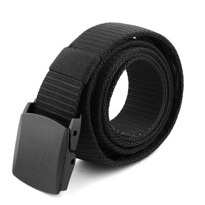 China Cheap Promotional Pure Color OEM Stretch Duty Belt Kit Men Nylon Polyester Elastic Outdoor Tactical Positioning Belt Security Belt for sale