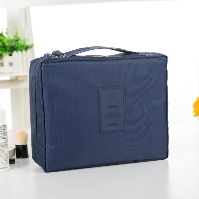 China New Fashion Ladies Pretty Oxford Travel Zipper Cosmetic Bag Pouch Multifunctional Luxury Large Capacity Waterproof Luxury Medical Makeup Box for sale