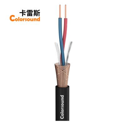 China Speaker microphone cable club MKII series; 2x0.34mm2; PVC 6.50 mm; black for sale