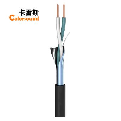 China Speaker Patch Cable SC-Isopod SO-F22; 2x0.22mm2; PVC 3.30 mm; black for sale