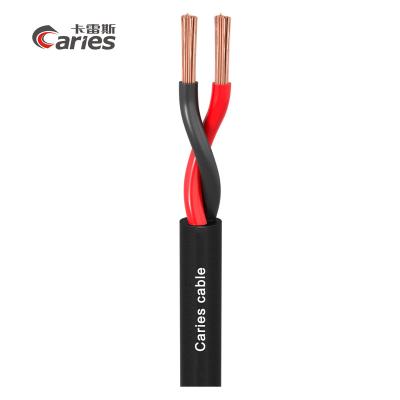 China SP240 Mobile Meridian Loudspeaker Cable; 2x4.00 mm2; PVC 9.50 mm; black for sale