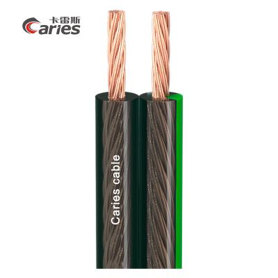 China Loudspeaker Speaker Cable SC-Orbit 240 MKII, high-end; 1x2x4.00 mm2; PVC; 12x5.9 mm; transparent black for sale