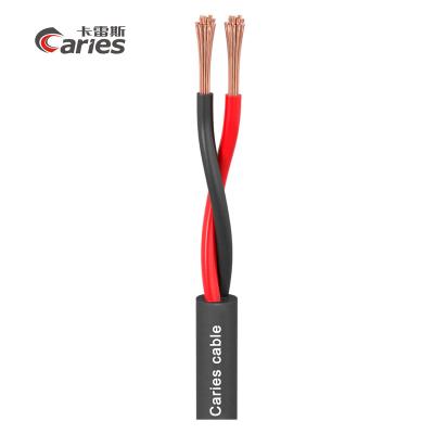 China Good Black Speaker Cable From Factory Directly 2x1.50mm2 Speaker Quality for sale