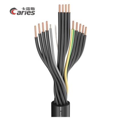 China Multi-core industrial load SC-earpiece cable; 13x2.50 mm2; PVC, 16.10 mm; black for sale