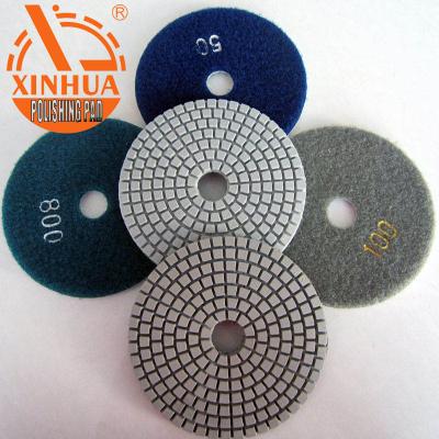 China 2021 100mm New Type Resin and Diamond Powder Diamond Polishing Pad for sale