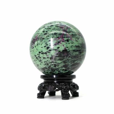 China Wholesale China Sphere High Quality Crystal Red Zoisite Quartz Crystal Ball For Healing Gift for sale