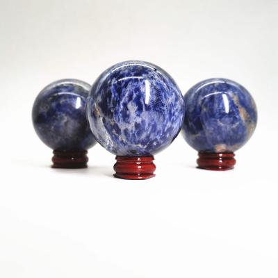 China China Wholesale Sodalite Quartz Crystal Ball Sodalite Sphere Polished Crystal Balls For Healing for sale