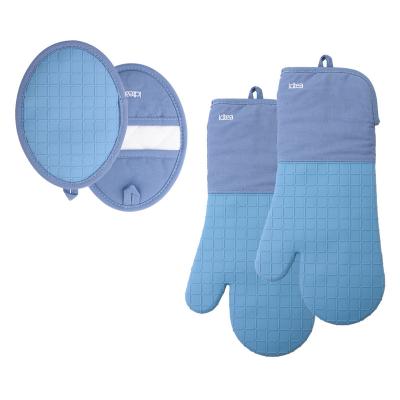 China High Quality Non Slip Thermal Insulation Wholesale Silicone Clean Kitchen Easy Oven Gloves for Cooking for sale