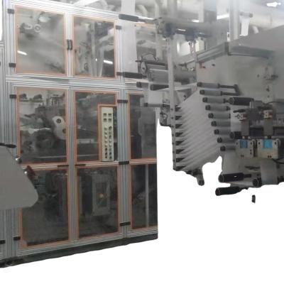 China Factory Semi Or Full Servo Automatic Ladies Women Sanitary Napkin Panty Liner Production Line Pads Making Making Machine Price for sale