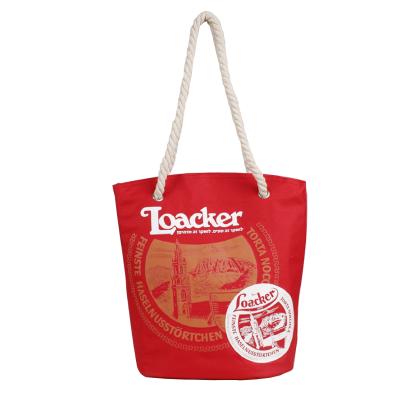 China High Quality Recycled Reusable Organic Custom Logo Handled Printed Cotton Canvas Aluminum Foil Insulated Thermal Cooler Bag for sale