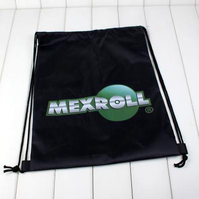 China Wholesale Reusable Rope Handle Quality Custom Design Gym Sport Nylon Drawstring Polyester Bag Logo for sale