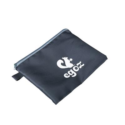 China Wholesale custom reusable waterproof ripstop nylon cosmetic bag rope handle logo small nylon with zipper for sale