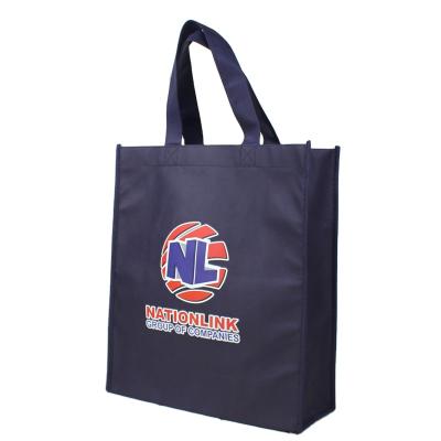 China High Quality Recycled Rope Handle Reusables Custom Design 420D Polyester Custom Shopping Bag With Logo for sale