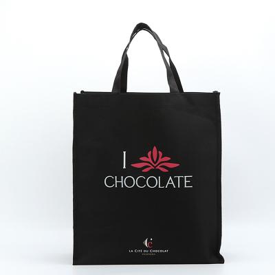 China High Quality Reusable Rope Handle Custom Printed 600D Polyester Tote Shopping Bag Logo for sale