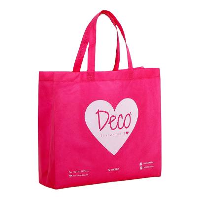 China Promotion handled recycled high quality 80gsm 100gsm pp non woven tote bag with custom logo print for sale