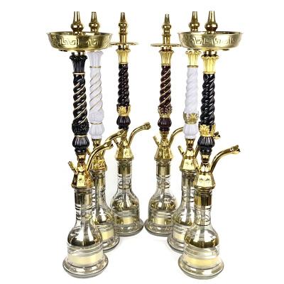 China Zinc / egypt copper shisha superior high quality golden hookah hookah turkish pipe hookah for sale